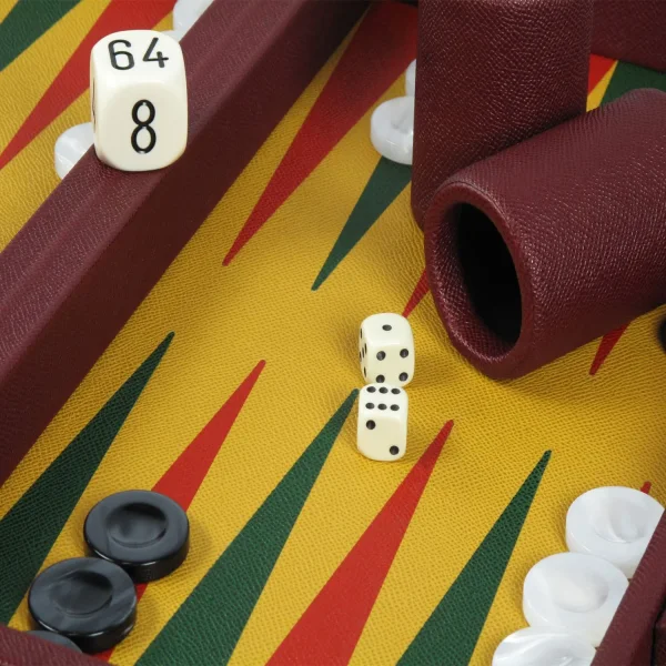 Leather & Acrylic Backgammon Sets - Image 5