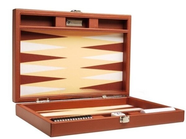 13-inch Premium Backgammon Set - Desert Brown - Image 2
