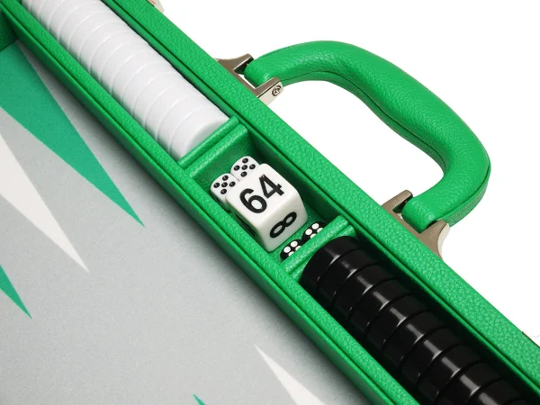 16-inch Premium Backgammon Set - Green - Image 4