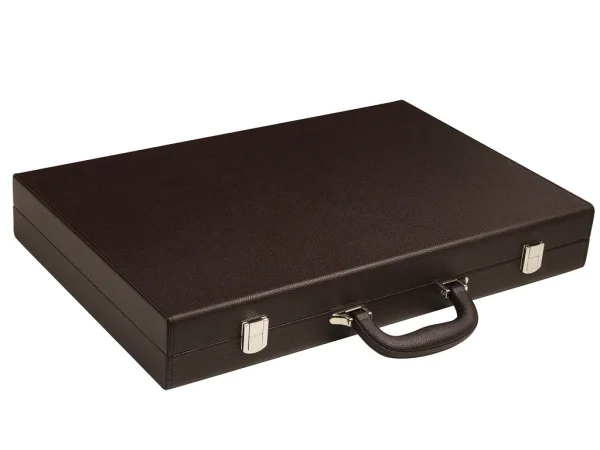 19-inch Premium Backgammon Set - Dark Brown - Image 7