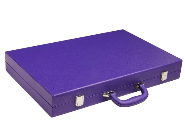 19-inch Premium Backgammon Set - Purple - Image 7