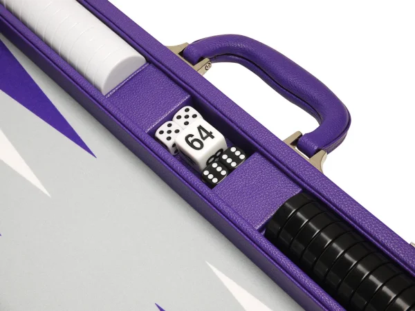 19-inch Premium Backgammon Set - Purple - Image 4