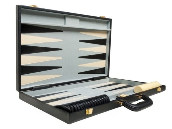 21-inch Tournament Backgammon Set - Black - Image 2