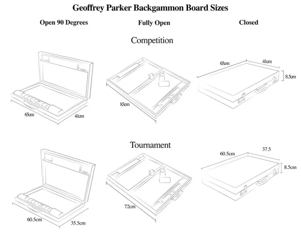 Leather & Acrylic Backgammon Sets - Image 13