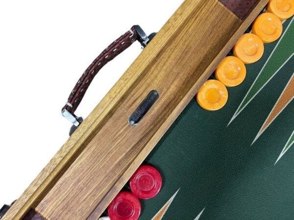 Bespoke Teak Wood Backgammon Set - Image 5