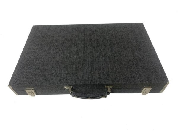 Competition Size Backgammon Set & Chrome Checkers - Image 7