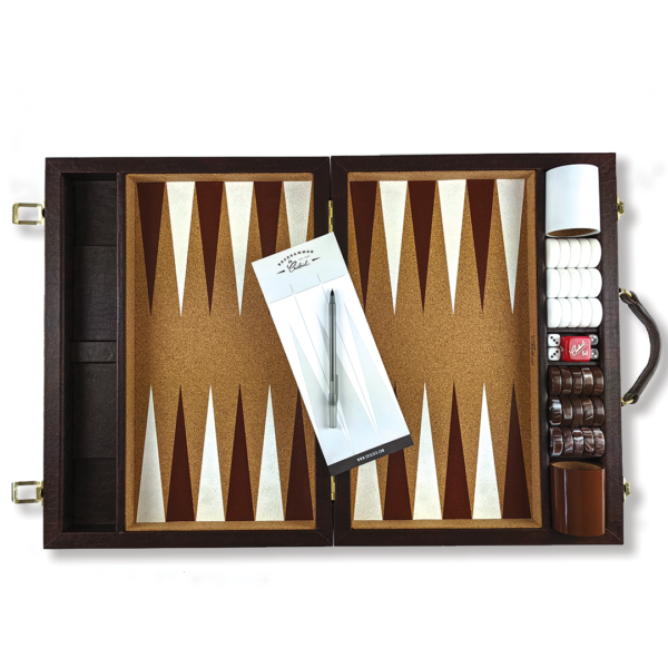 Classic Brown Champion Attaché Backgammon - Image 4