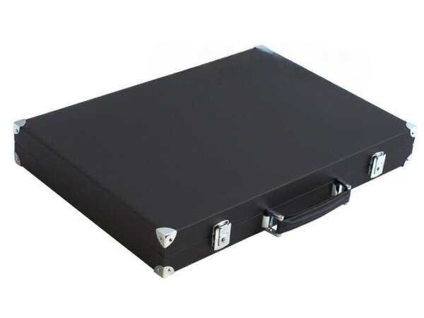 Hector Saxe Leatherette Backgammon Set - Chocolate - Image 6