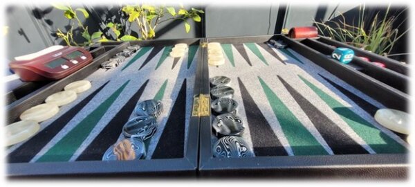 Bob Zavoral "Money" Tournament Backgammon Board - Image 2