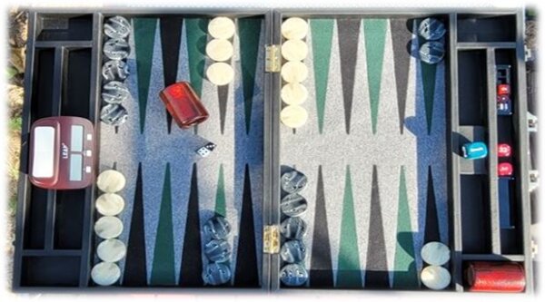 Bob Zavoral "Money" Tournament Backgammon Board