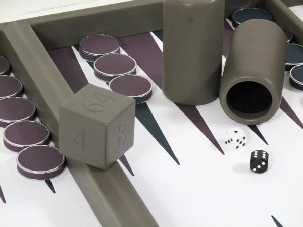 Personalised Backgammon Set – Bridle Hide - Image 12