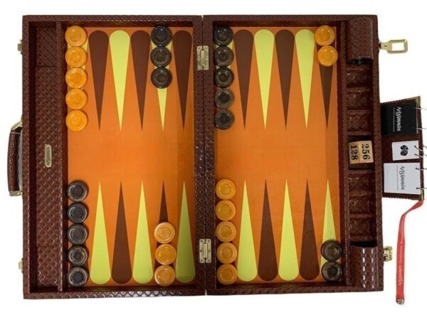 Tan Backgammon Set Octo - Image 2