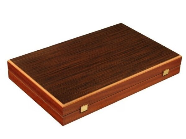 Wenge Backgammon Set - Large - Black Field - Image 5