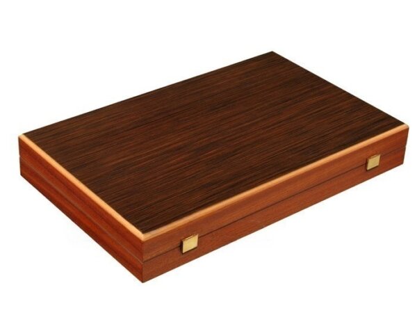 Wenge Backgammon Set - Large - Mahogany Field - Image 5
