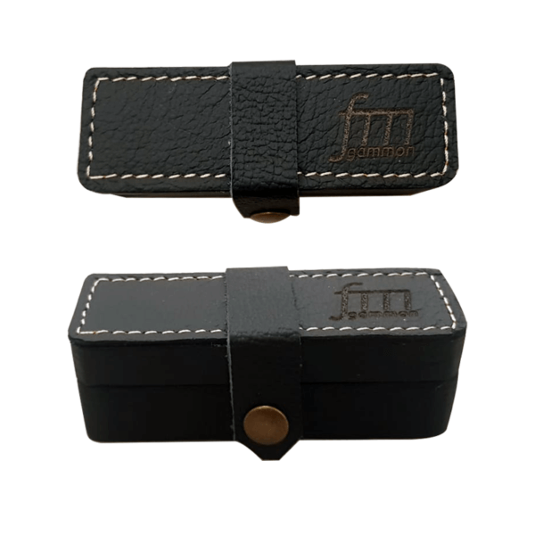 FM - Leather Dice Box - Black #1