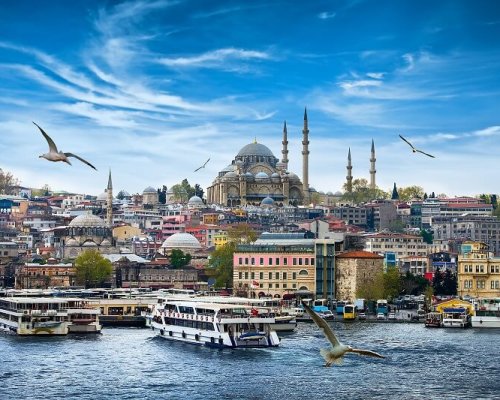 Istanbul the capital of Turkey, eastern tourist city.