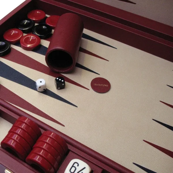 Leather & Acrylic Backgammon Sets - Image 8