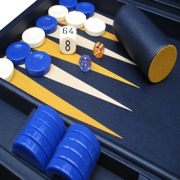 Leather & Acrylic Backgammon Sets - Image 7