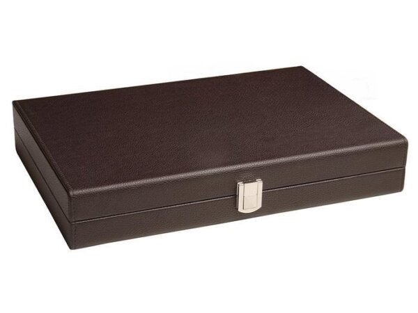 13-inch Premium Backgammon Set - Dark Brown - Image 6
