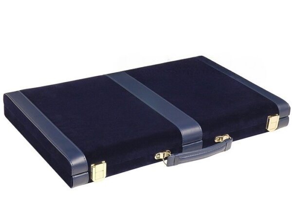 15-inch Deluxe Backgammon Set - Blue - Image 5