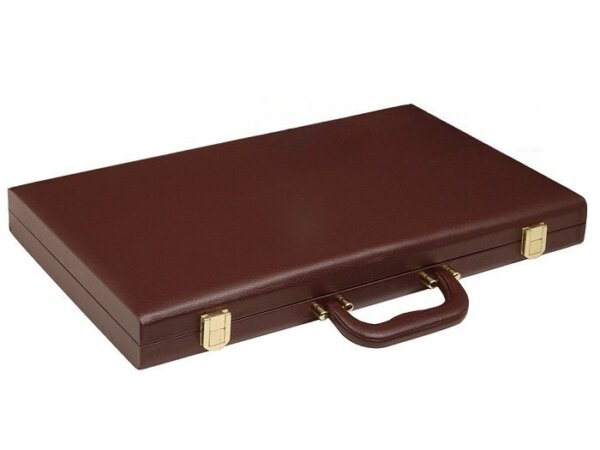 15-inch Deluxe Backgammon Set - Brown - Image 5