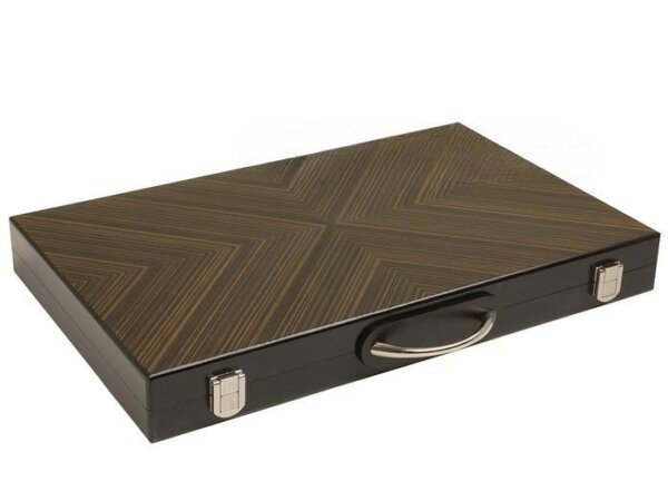 18-inch Wood Backgammon Set - Retro - Image 2