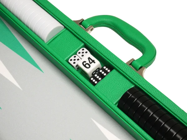 19-inch Premium Backgammon Set - Green - Image 4