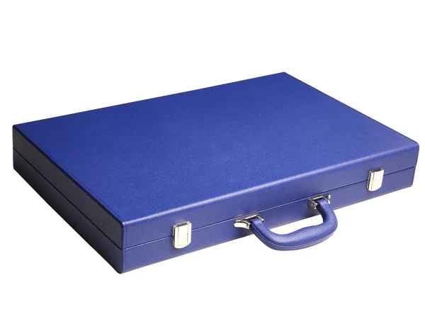 19-inch Premium Backgammon Set - Indigo Blue - Image 7