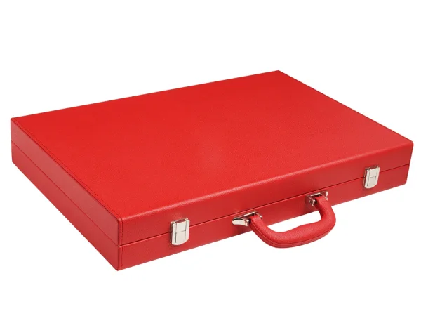 19-inch Premium Backgammon Set - Red - Image 7