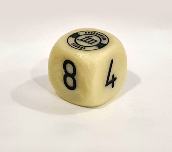 FM Gammon - Acrylic Cube - Ivory