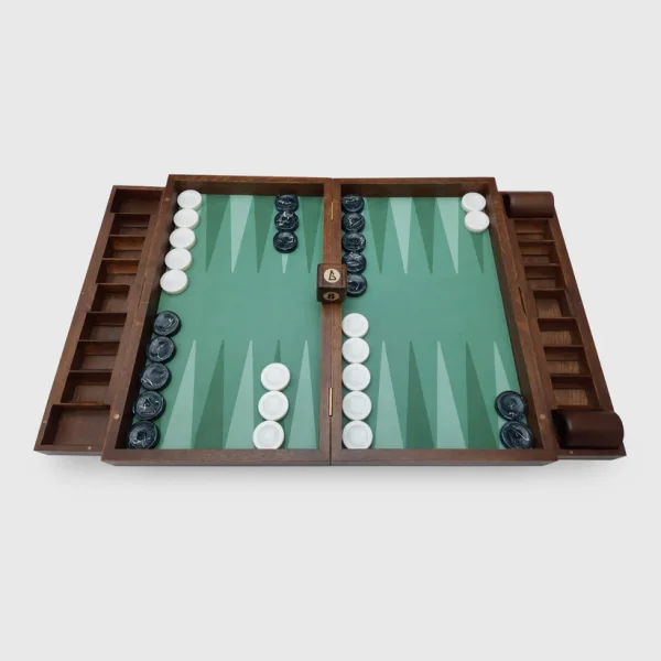 The Earth Board, Luxury Backgammon Set, Innovative Design, Eco-friendly - Image 3
