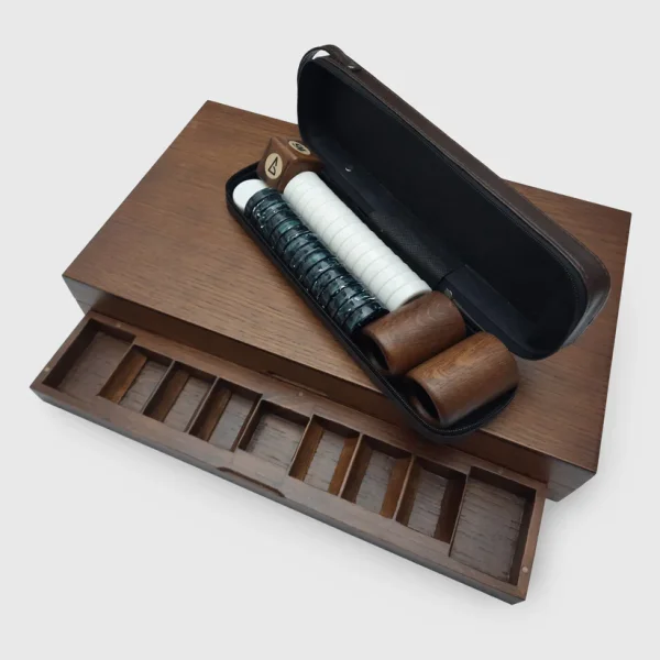 The Earth Board, Luxury Backgammon Set, Innovative Design, Eco-friendly - Image 7