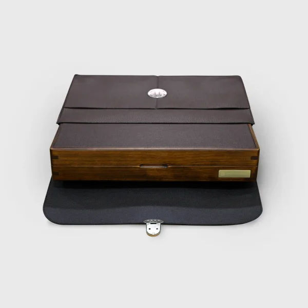 The Mini Earth Board, Luxury Backgammon Travel Set - Image 6