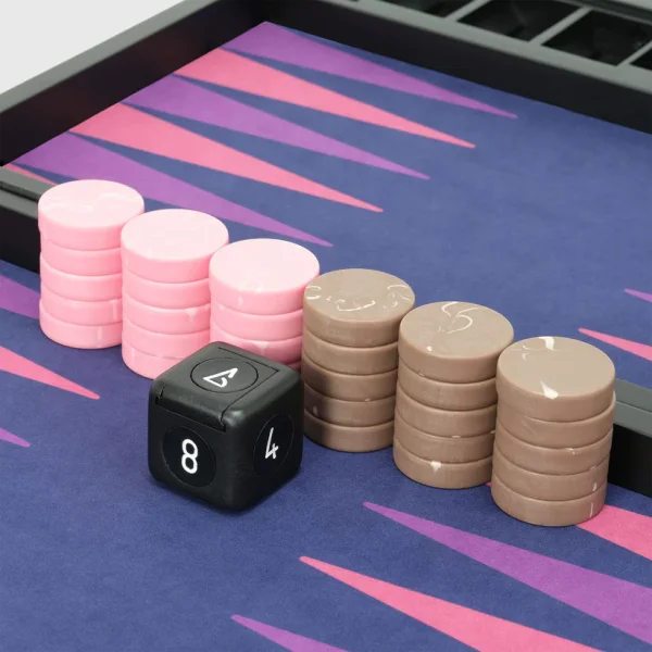 The VOID Board, 2nd Generation, Andromeda Edition, Interstellar Series, Luxury Backgammon Set - Image 6