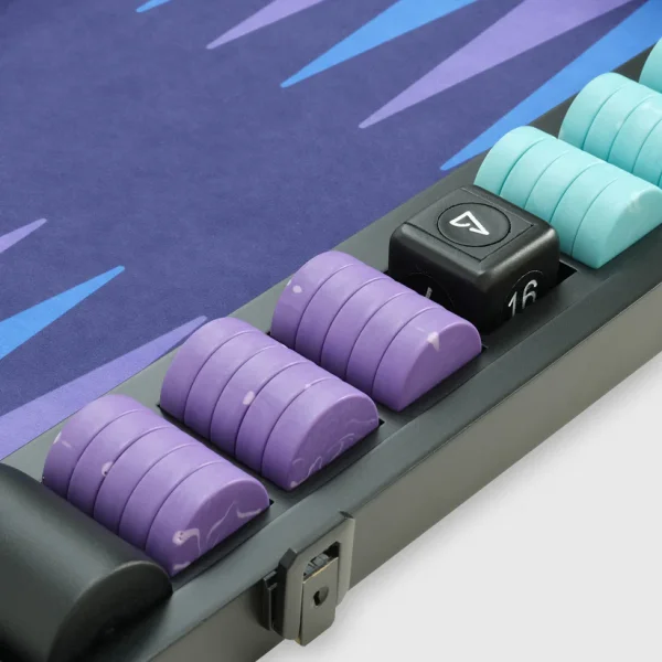 The VOID Board, 2nd Generation, Aurora Edition, Interstellar Series, Luxury Backgammon Set - Image 3