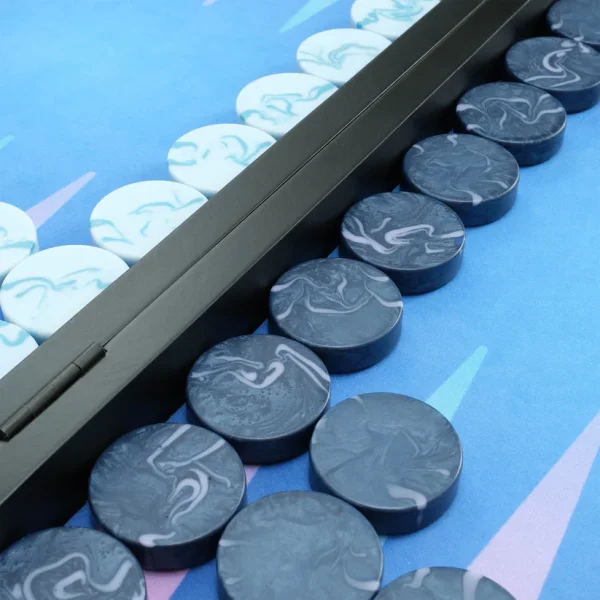 The VOID Board, 2nd Generation, Vega Edition, Interstellar Series, Luxury Backgammon Set - Image 7