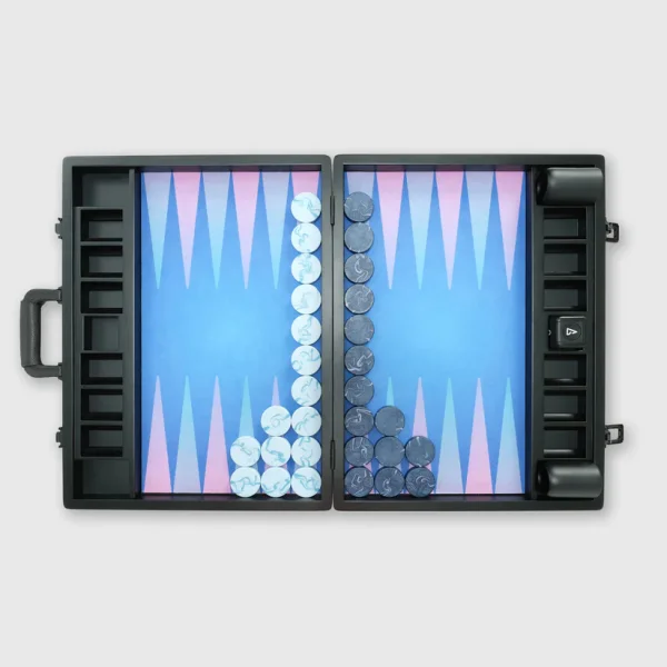 The VOID Board, 2nd Generation, Vega Edition, Interstellar Series, Luxury Backgammon Set - Image 5
