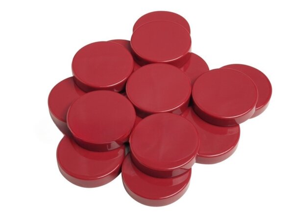 Backgammon Checkers - Opaque - Bordeaux - (1 3/4 in. Dia.) - Roll of 15