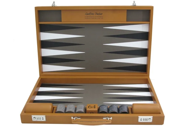 Personalised Backgammon Set – Bridle Hide
