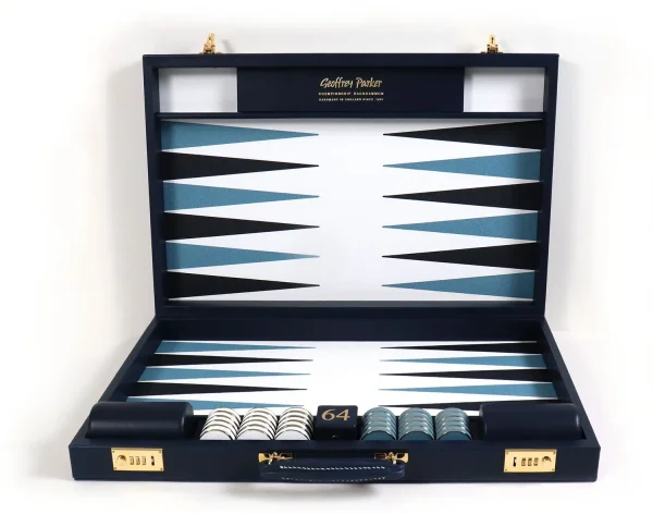 Personalised Backgammon Set – Bridle Hide - Image 6