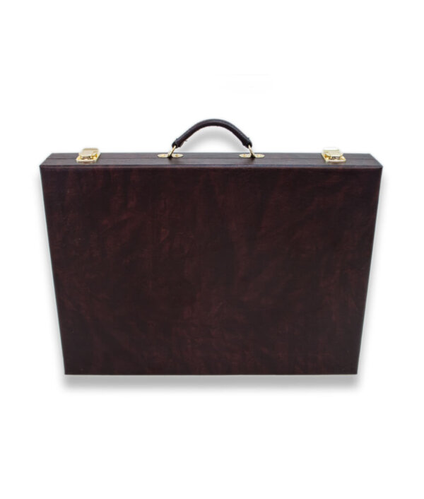Classic Brown Tournament Attaché - Image 14