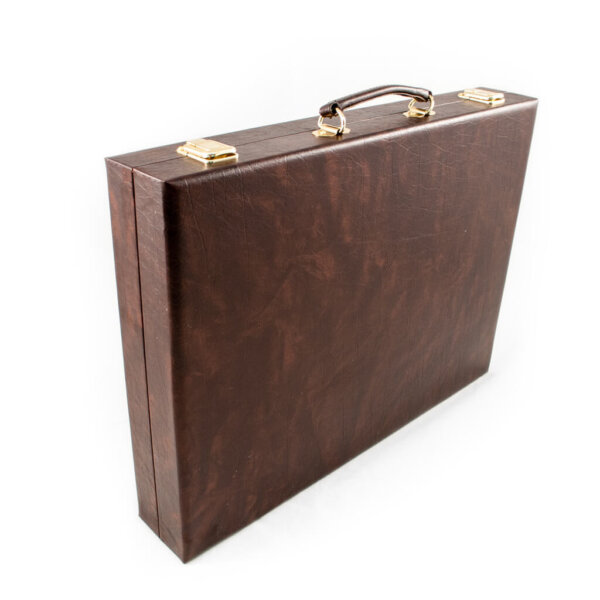 Classic Brown Tournament Attaché - Image 13