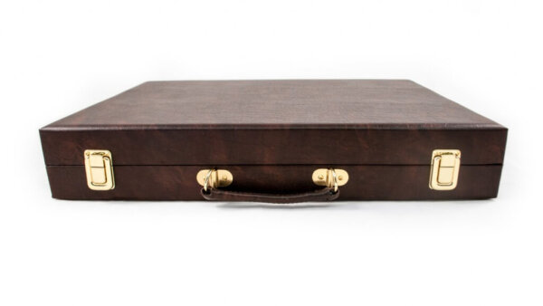 Classic Brown Tournament Attaché - Image 15