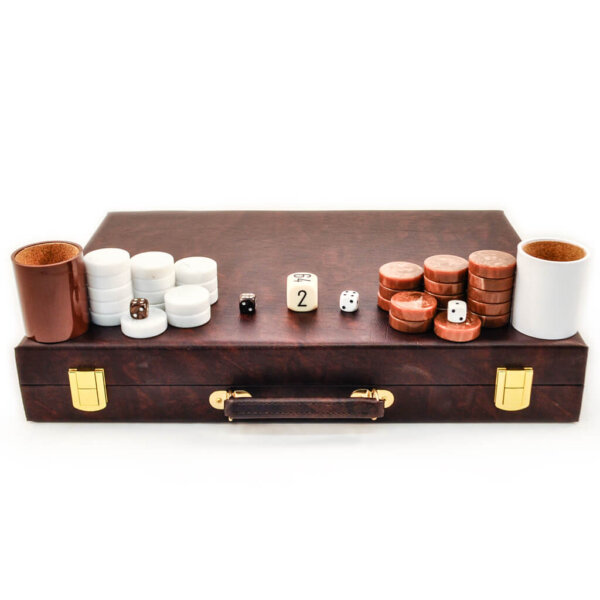 Classic Brown Tournament Attaché - Image 8