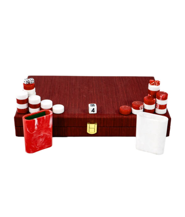 Anchor Red Travel Backgammon Set - Image 3