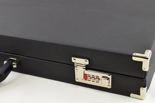 Fern Green/Red/Black FTH Tournament Size Backgammon Board. 45mm Checkers - Image 5