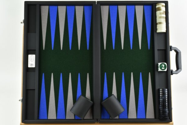 Green - Blue/Gray FTH Tournament Backgammon Set - Image 4