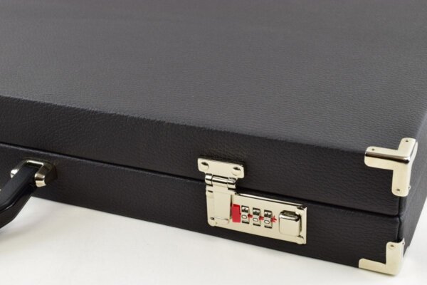 Red/Black/Gray FTH Tournament Size Backgammon Board. 45mm Checkers - Image 5