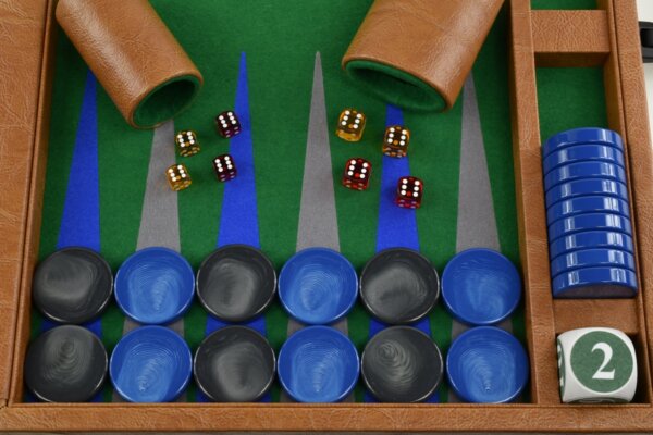 Titan Series Green-Blue-Gray, Blue & Gray 50mm (2") Checkers - Image 3
