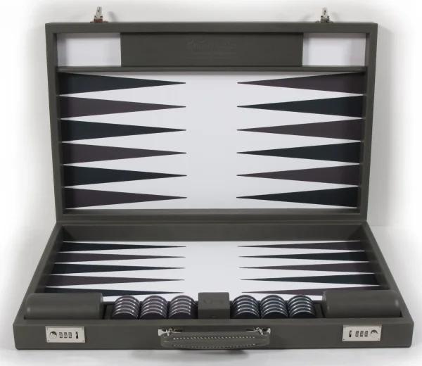Personalised Backgammon Set – Bridle Hide - Image 10